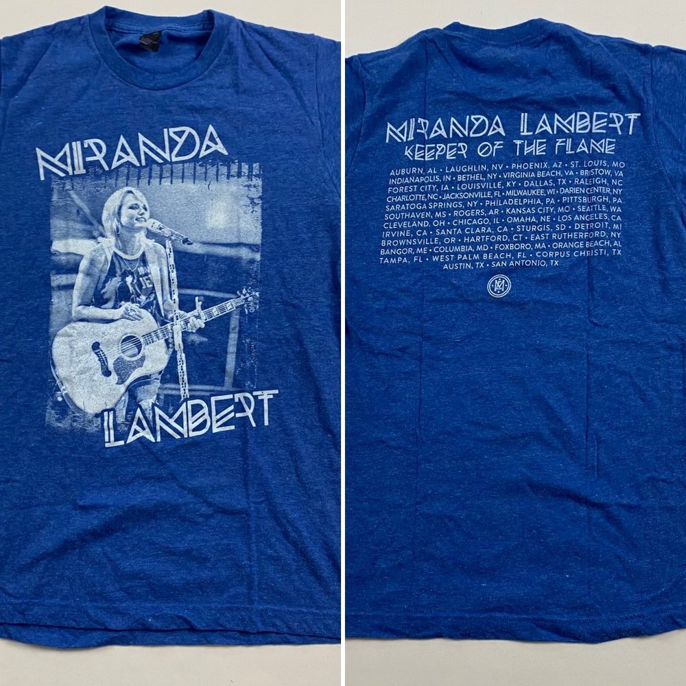 Miranda Lambert Blue Graphic Tour Tee